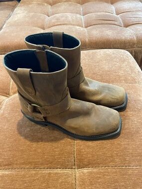 dingo Brown Harness Western Boots